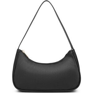Shoulder Bags for Women Lychee-black